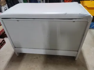 Banco zapatero madera blanco