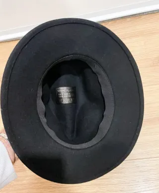 Sombrero Invierno Lana Negro