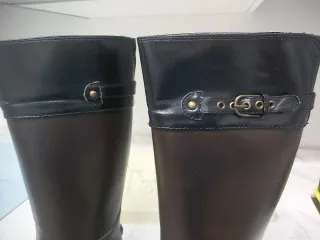 Botas de agua Cortefiel Negras/Marrones