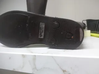 Botas de agua Cortefiel Negras/Marrones