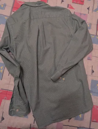 Camisa Cortefiel cuadros pequeños Talla M