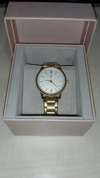 Reloj parfois Dorado y Blanco