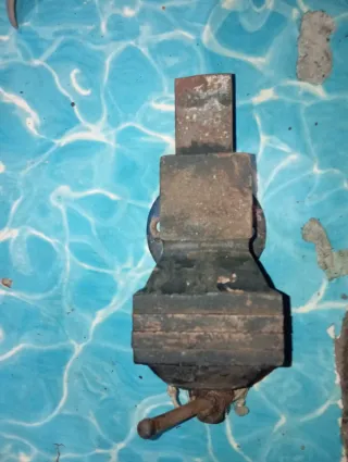 Prensa azul de banco