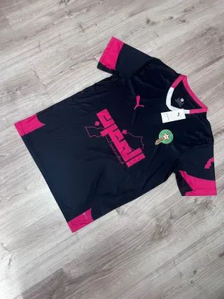Camiseta Puma Negra y Rosa