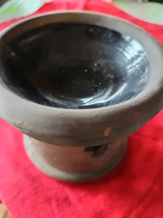 Portacandele in ceramica