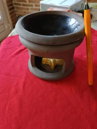 Portacandele in ceramica