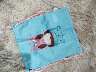 Borsa in tela con adorabile disegno per bambini