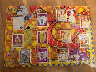 Album di figurine Pokémon: mancano le figurine delle foto