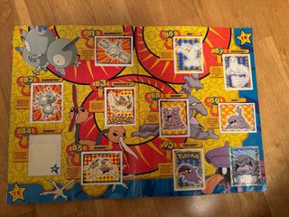 Album di figurine Pokémon: mancano le figurine delle foto