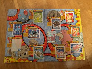 Album di figurine Pokémon: mancano le figurine delle foto