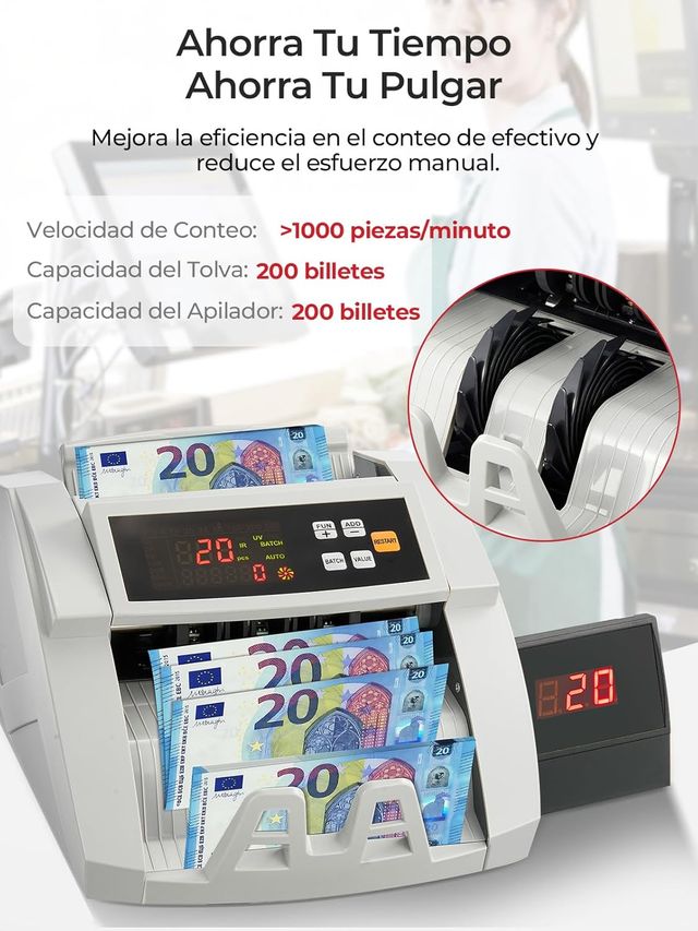Maquina de contar Billetes Profesional / FOHERE