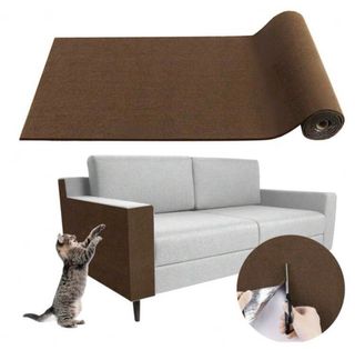 Rollo protector antiarañazos sofá marrón