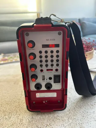 Altavoz Karaoke Nikola & Co. Luces Bluetooth