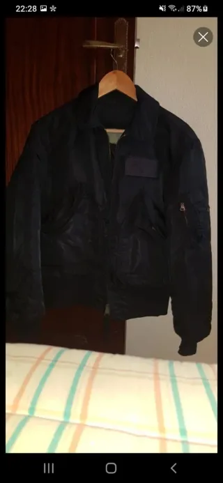 Chaqueta Alpha Industries Talla S Negra