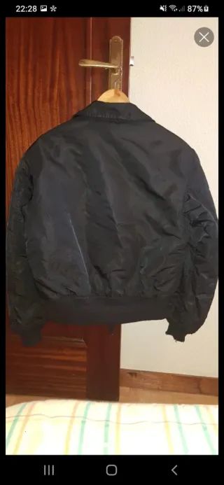 Chaqueta Alpha Industries Talla S Negra