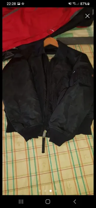 Chaqueta Alpha Industries Talla S Negra