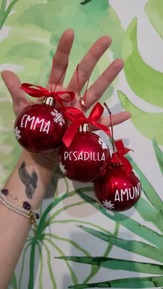 Bolas Navidad personalizadas