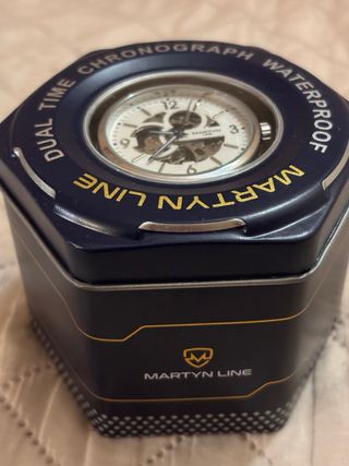 Orologio Martyn Line Automatico Argento Nero