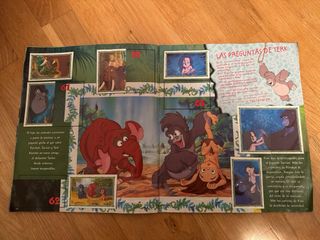 Álbum Cromos Tarzán Disney Panini incompleto