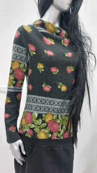 Abito donna vintage floreale tg. XL