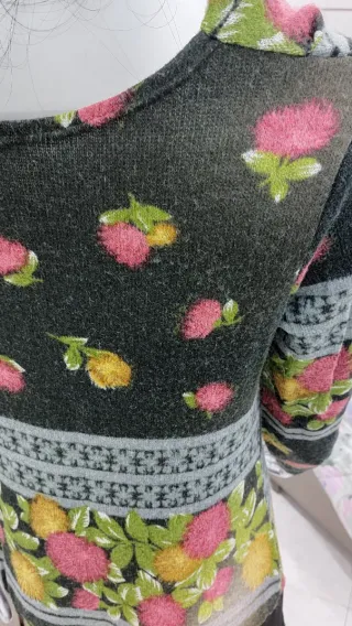 Abito donna vintage floreale tg. XL