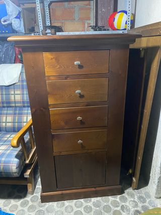 Sinfonier de madera 5 cajones