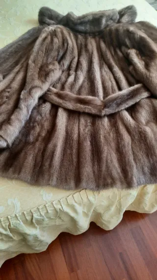 Pelliccia vera marrone