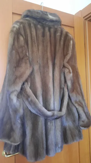 Pelliccia vera marrone