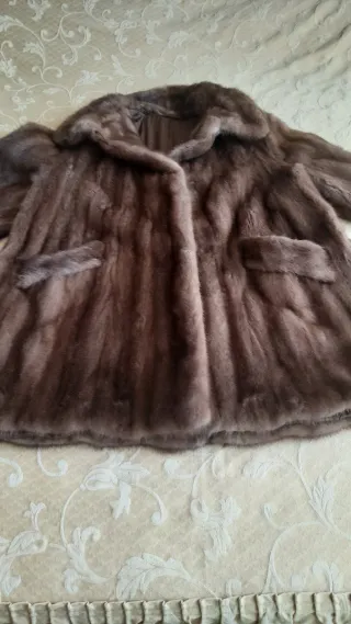 Pelliccia vera marrone