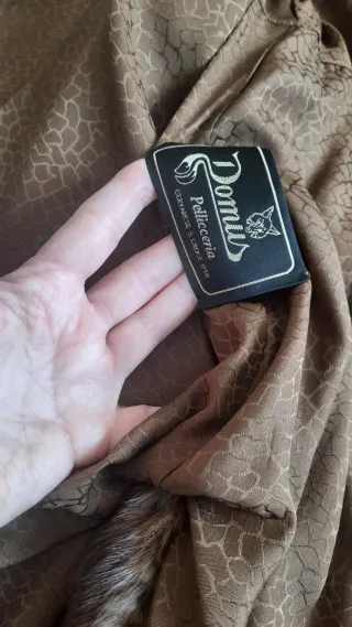 Pelliccia vera marrone