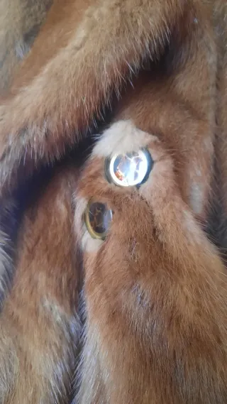 Pelliccia vera marrone