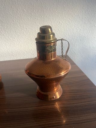 Antico cioccolatiere in rame