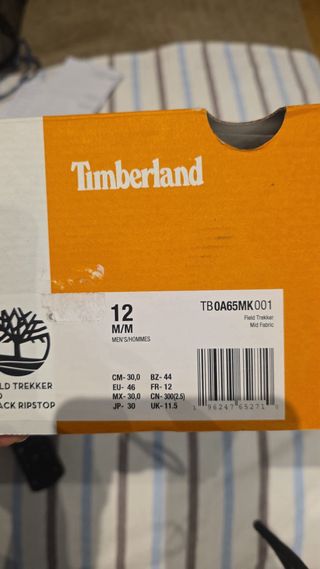 Zapatos Timberland Negro y Dorado