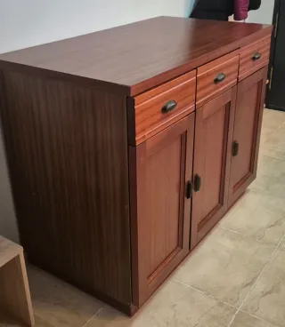 Mueble de salón madera cerezo