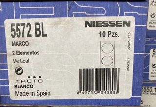 2 Marco Niessen Tacto Blanco 2 Elementos Vertical