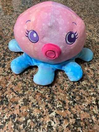 Peluche Pulpo Rosa y Azul