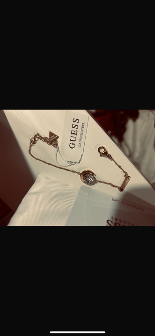 Pulsera Guess original dorada