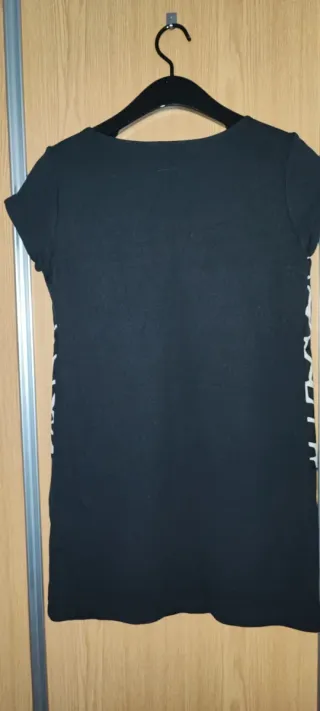 Vestido Cortefiel Preto e Branco