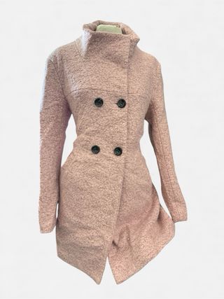 Cappottino donna teddy rosa