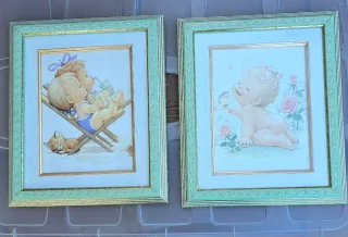 2 Quadri Infantili Vintage