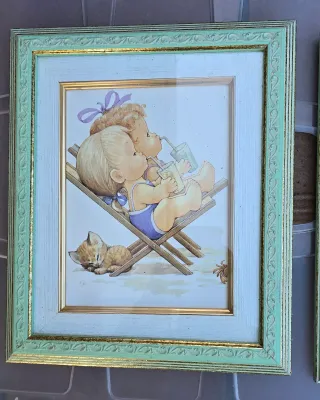 2 Quadri Infantili Vintage