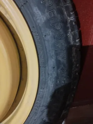 Rueda de repuesto 5 tornillos