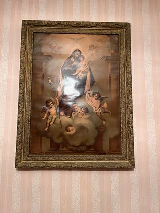 Cuadro religioso antiguo