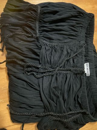 Falda Issey Miyake Negra Talla Única