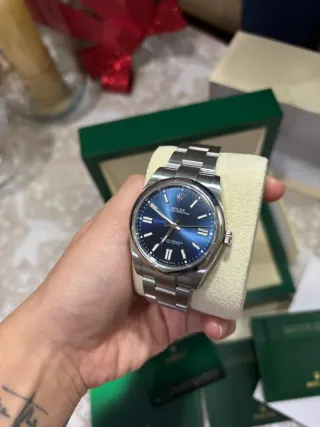 Rolex Oyster 41mm Azul sin estrenar