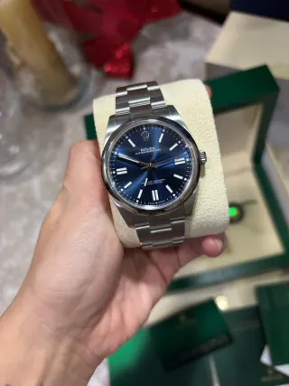 Rolex Oyster 41mm Azul sin estrenar