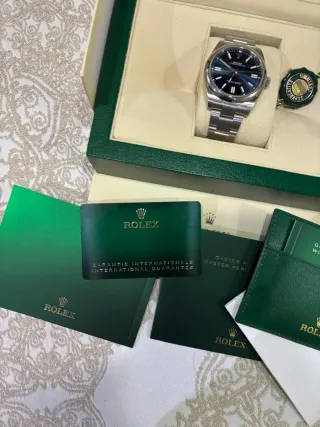 Rolex Oyster 41mm Azul sin estrenar