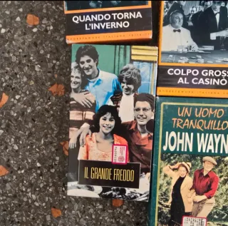 Lotto 10 VHS Film Classici Italiani