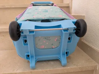 Mochila Ruedas Frozen II Niña Azul Claro