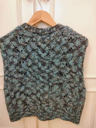 Chaleco Zara Hilo Metalizado Talla 13-14